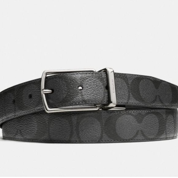 NWT Coach Signature Cut-To-Size Reversible Belt OS - Picture 1 of 10
